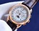 Patek Philippe Complications 9015 Replica Rose Gold Bezel Brown Leather Strap Watch (6)_th.jpg